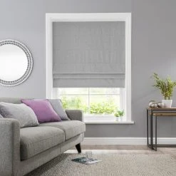 Dunelm Luna Dove Grey Blackout Roman Blind 10 Dunelm Luna Dove Grey Blackout Roman Blind -Dunelm Shop 30810371 alt02