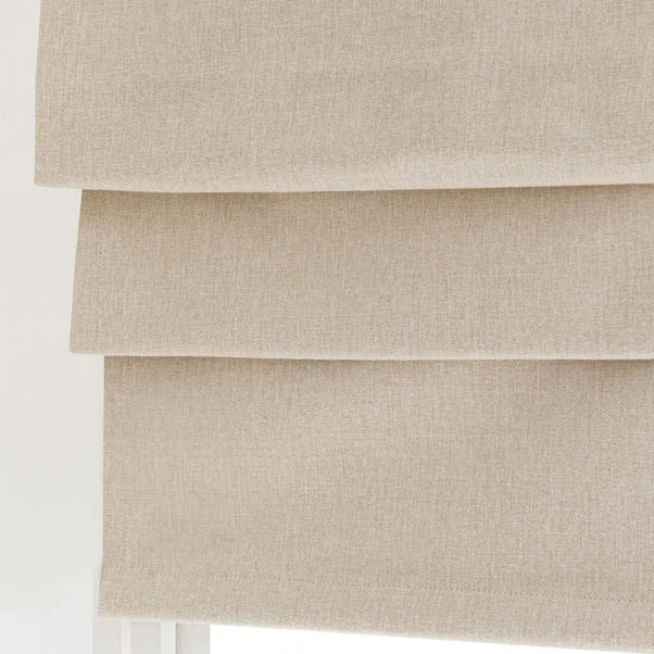 Dunelm Luna Natural Blackout Roman Blind 6 Dunelm Luna Natural Blackout Roman Blind - Image 4