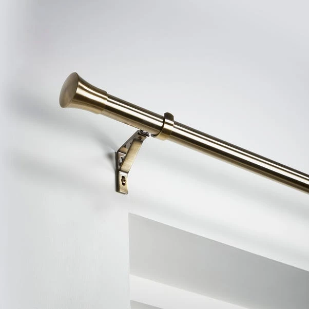 Dunelm Trumpet Extendable Metal Curtain Pole Dia. 16/19mm 3 Dunelm Trumpet Extendable Metal Curtain Pole Dia. 16/19mm
