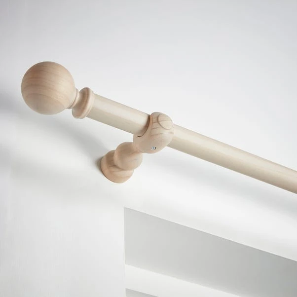 Churchgate Wooden Curtain Pole Dia. 35mm 3 Churchgate Wooden Curtain Pole Dia. 35mm