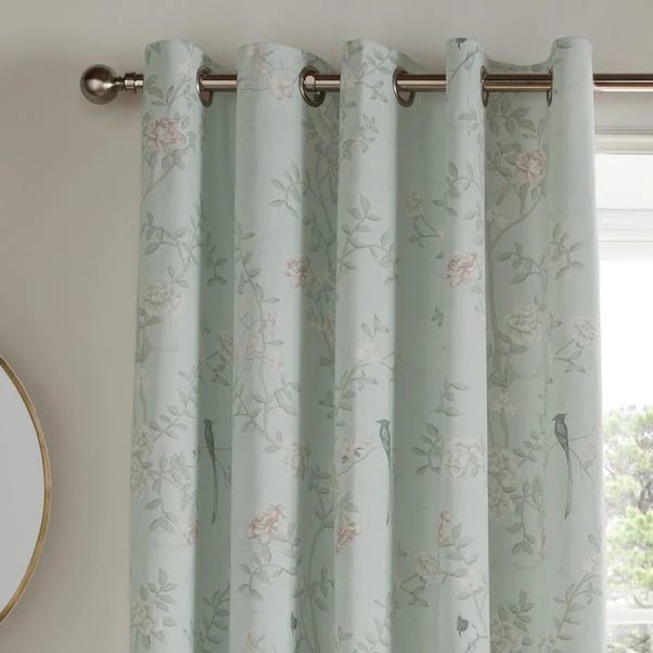 Holly Willoughby Jacinta Sage Eyelet Curtains 3 Holly Willoughby Jacinta Sage Eyelet Curtains