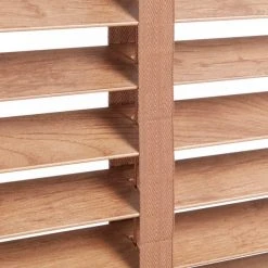 Swish 50mm FSC Pine Brown Hardwood Venetian Blind 8 Swish 50mm FSC Pine Brown Hardwood Venetian Blind -Dunelm Shop 30813554 alt02