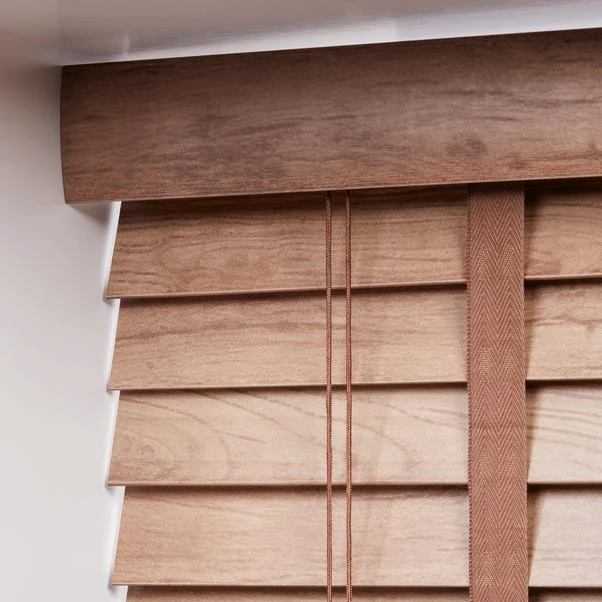 Swish 50mm FSC Pine Brown Hardwood Venetian Blind 6 Swish 50mm FSC Pine Brown Hardwood Venetian Blind - Image 4