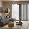 Dunelm Room Darkening Grey Cordless Vertical Blind 1 Dunelm Room Darkening Grey Cordless Vertical Blind -Dunelm Shop 30813605