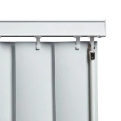 Dunelm Room Darkening Grey Cordless Vertical Blind 9 Dunelm Room Darkening Grey Cordless Vertical Blind -Dunelm Shop 30813605 alt03