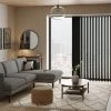 Dunelm Room Darkening Black Cordless Vertical Blind 2 Dunelm Room Darkening Black Cordless Vertical Blind -Dunelm Shop 30813611
