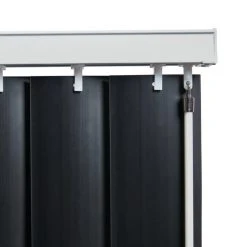 Dunelm Room Darkening Black Cordless Vertical Blind 9 Dunelm Room Darkening Black Cordless Vertical Blind -Dunelm Shop 30813611 alt03