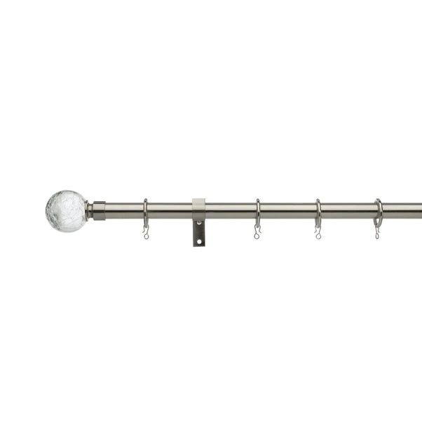 Dunelm Universal Crackled Glass 19mm Fixed Curtain Pole 3 Dunelm Universal Crackled Glass 19mm Fixed Curtain Pole
