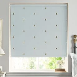 Sophie Allport Bee Duck Egg Blue Roller Blind 6 Sophie Allport Bee Duck Egg Blue Roller Blind -Dunelm Shop 30823996 alt01
