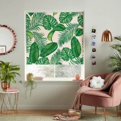 Skinny Dip Dominica Teal Roller Blind