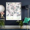 Sara Miller Bamboo Print White Roller Blind 1 Sara Miller Bamboo Print White Roller Blind -Dunelm Shop 30824048