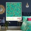 Sara Miller Birds Green Roller Blind 1 Sara Miller Birds Green Roller Blind -Dunelm Shop 30824829