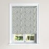 Dunelm Abstract Arches Blackout Roller Blind Green White -Dunelm Shop 30827436