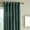 Catherine Lansfield Geo Cut Green Eyelet Curtains 2 Catherine Lansfield Geo Cut Green Eyelet Curtains -Dunelm Shop 30829010