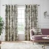 Hyperion Interiors Athena Floral Green Eyelet Curtains 1 Hyperion Interiors Athena Floral Green Eyelet Curtains -Dunelm Shop 30829047